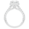 2.75CT.TW CUSHION LAB DIAMOND HALO ENGAGEMENT RING