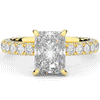 3.00CT.TW RADIANT LAB DIAMOND ENGAGEMENT RING