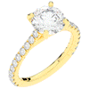 2.40CT.TW ROUND LAB DIAMOND ENGAGEMENT RING