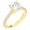 2.40CT.TW CUSHION LAB DIAMOND ENGAGEMENT RING