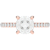 2.40CT.TW CUSHION LAB DIAMOND ENGAGEMENT RING