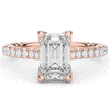 2.70CT.TW EMERALD CUT LAB DIAMOND SOLITAIRE ENGAGEMENT RING