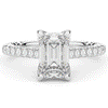 2.70CT.TW EMERALD CUT LAB DIAMOND SOLITAIRE ENGAGEMENT RING