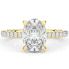 2.40CT.TW OVAL LAB DIAMOND ENGAGEMENT RING