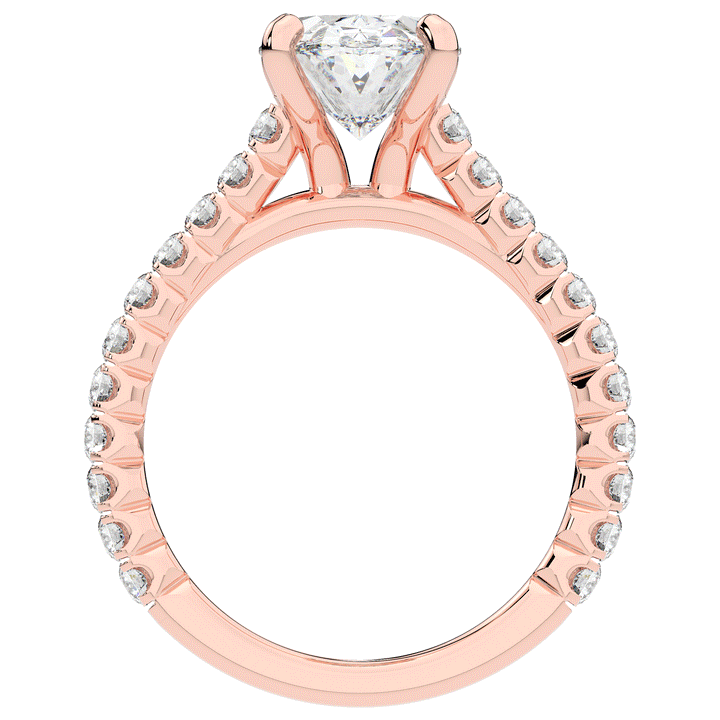 2.40CT.TW OVAL LAB DIAMOND ENGAGEMENT RING