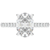 2.40CT.TW OVAL LAB DIAMOND ENGAGEMENT RING