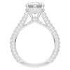 4.00CT.TW OVAL LAB DIAMOND UNDERHALO SOLITAIRE ENGAGEMENT RING