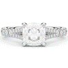 2.45CT.TW CUSHION LAB DIAMOND ENGAGEMENT RING