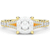 2.45CT.TW CUSHION LAB DIAMOND ENGAGEMENT RING