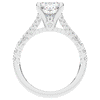 2.45CT.TW CUSHION LAB DIAMOND ENGAGEMENT RING