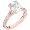 3.45CT.TW CUSHION LAB DIAMOND ENGAGEMENT RING