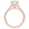 3.45CT.TW CUSHION LAB DIAMOND ENGAGEMENT RING