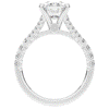 3.45CT.TW CUSHION LAB DIAMOND ENGAGEMENT RING