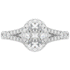 1.60CT.TW OVAL LAB DIAMOND ENGAGEMENT RING