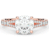 2.45CT.TW ROUND LAB DIAMOND ENGAGEMENT RING