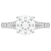 2.45CT.TW ROUND LAB DIAMOND ENGAGEMENT RING