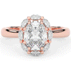 1.90CT.TW OVAL LAB DIAMOND HALO ENGAGEMENT RING