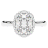 1.90CT.TW OVAL LAB DIAMOND HALO ENGAGEMENT RING