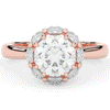 2.40CT.TW ROUND LAB DIAMOND HALO ENGAGEMENT RING