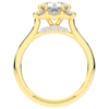 2.40CT.TW ROUND LAB DIAMOND HALO ENGAGEMENT RING