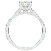 1.70CT.TW OVAL LAB DIAMOND TWIST BAND ENGAGEMENT RING