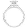 1.70CT.TW CUSHION LAB DIAMOND TWIST BAND ENGAGEMENT RING