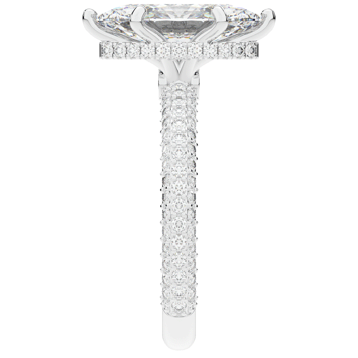 2.60CT.TW MARQUISE LAB DIAMOND ENGAGEMENT RING