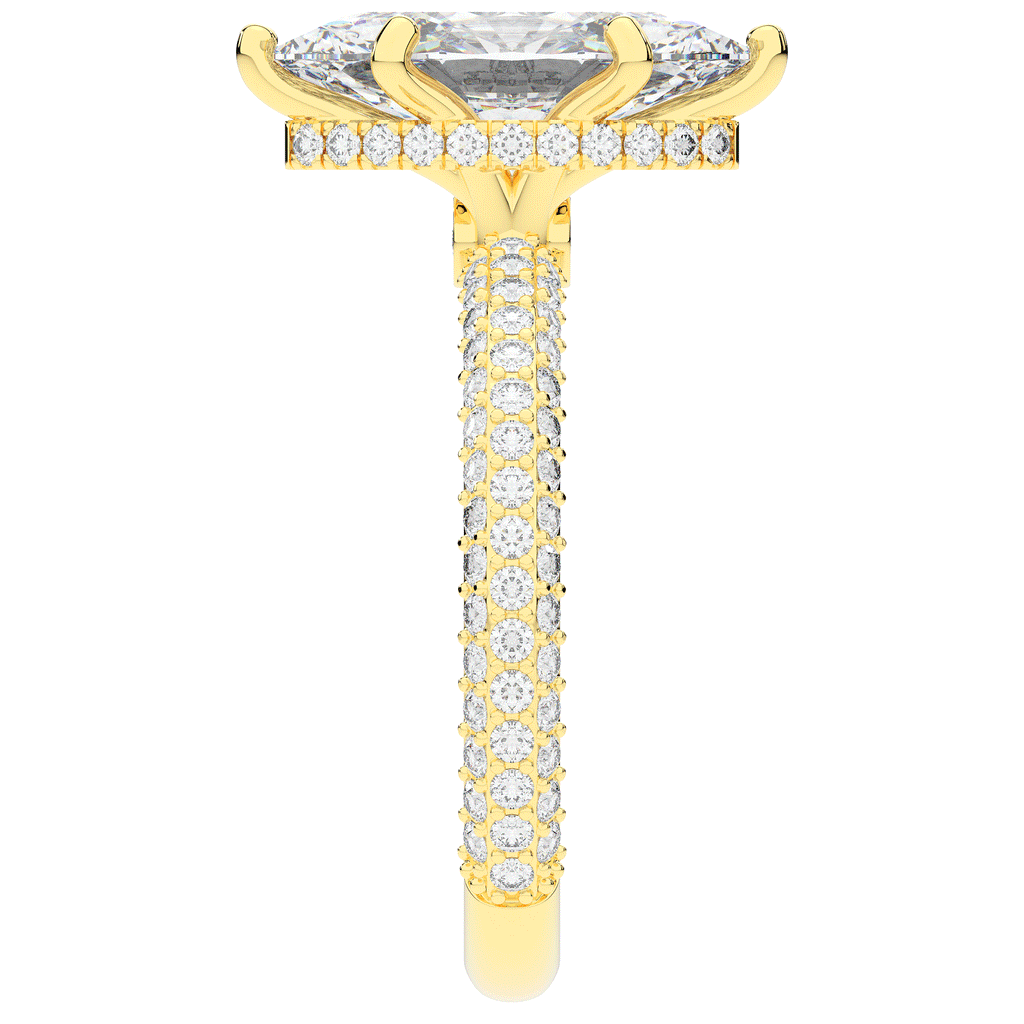 2.60CT.TW MARQUISE LAB DIAMOND ENGAGEMENT RING