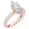 2.60CT.TW MARQUISE LAB DIAMOND ENGAGEMENT RING