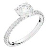 1.75CT.TW ROUND LAB DIAMOND SOLITAIRE ENGAGEMENT RING