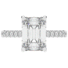 4.25CT.TW EMERALD CUT LAB DIAMOND SOLITAIRE ENGAGEMENT RING