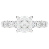 2.60CT.TW CUSHION LAB DIAMOND SOLITAIRE ENGAGEMENT RING