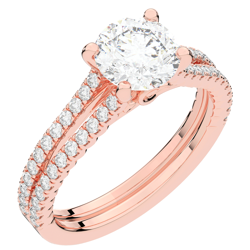 1.90CT.TW ROUND LAB DIAMOND SOLITAIRE ENGAGEMENT RING