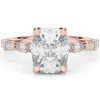 3.60CT.TW CUSHION LAB DIAMOND SOLITAIRE ENGAGEMENT RING