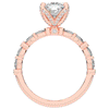 3.60CT.TW CUSHION LAB DIAMOND SOLITAIRE ENGAGEMENT RING