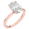 3.10CT.TW OVAL LAB DIAMOND ENGAGEMENT RING