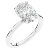 3.10CT.TW OVAL LAB DIAMOND ENGAGEMENT RING