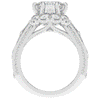 8.25CT.TW EMERALD CUT LAB DIAMOND HALO ENGAGEMENT RING