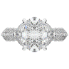 5.25CT.TW OVAL LAB DIAMOND HALO ENGAGEMENT RING