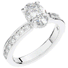 1.95CT.TW OVAL LAB DIAMOND UNDERHALO ENGAGEMENT RING