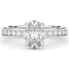 1.95CT.TW OVAL LAB DIAMOND UNDERHALO ENGAGEMENT RING