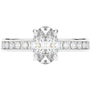 1.95CT.TW OVAL LAB DIAMOND UNDERHALO ENGAGEMENT RING