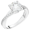 2.20CT.TW ROUND LAB DIAMOND TWISTBAND ENGAGEMENT RING