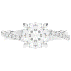 2.20CT.TW ROUND LAB DIAMOND TWISTBAND ENGAGEMENT RING