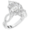 3.00CT.TW OVAL LAB DIAMOND HALO ENGAGEMENT RING