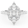 2.75CT.TW OVAL LAB DIAMOND HALO ENGAGEMENT RING