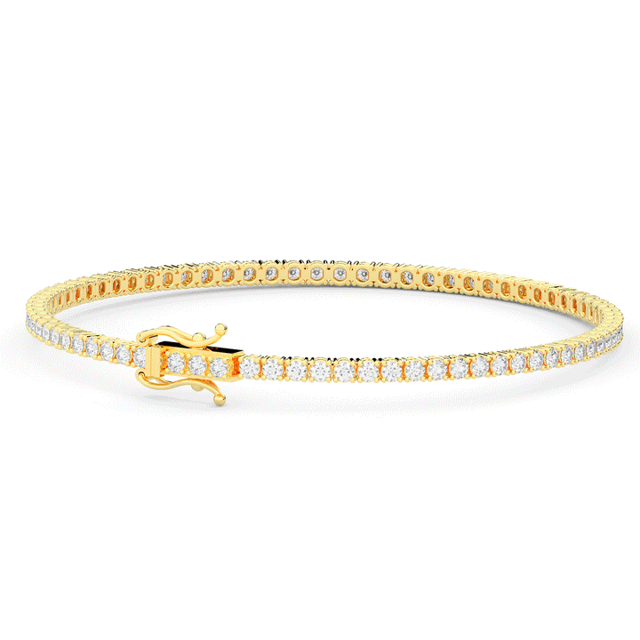 3.00CT.TW ROUND LAB DIAMOND TENNIS BRACELET