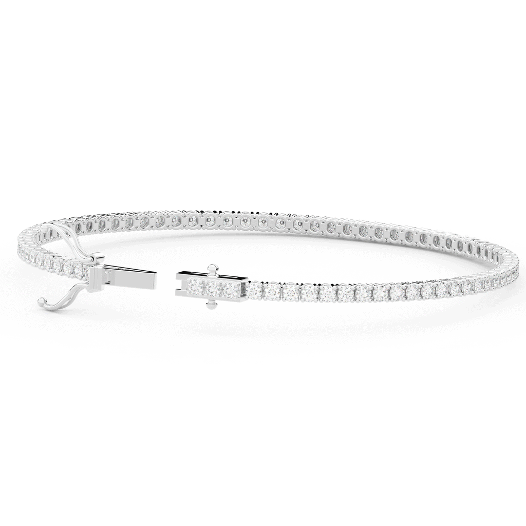 3.00CT.TW ROUND LAB DIAMOND TENNIS BRACELET