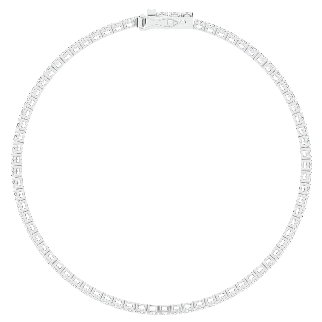 3.00CT.TW ROUND LAB DIAMOND TENNIS BRACELET