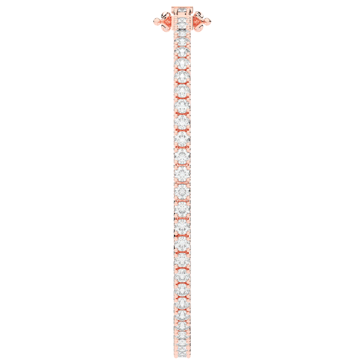 5.00CT.TW ROUND LAB DIAMOND TENNIS BRACELET